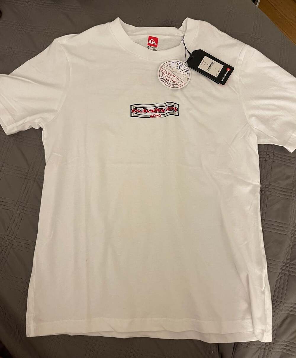 Quiksilver California Graphic T-Shirt White M